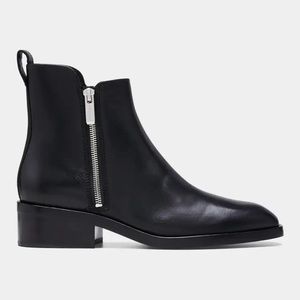 Philip Lim Alexa Leather Zip Booties